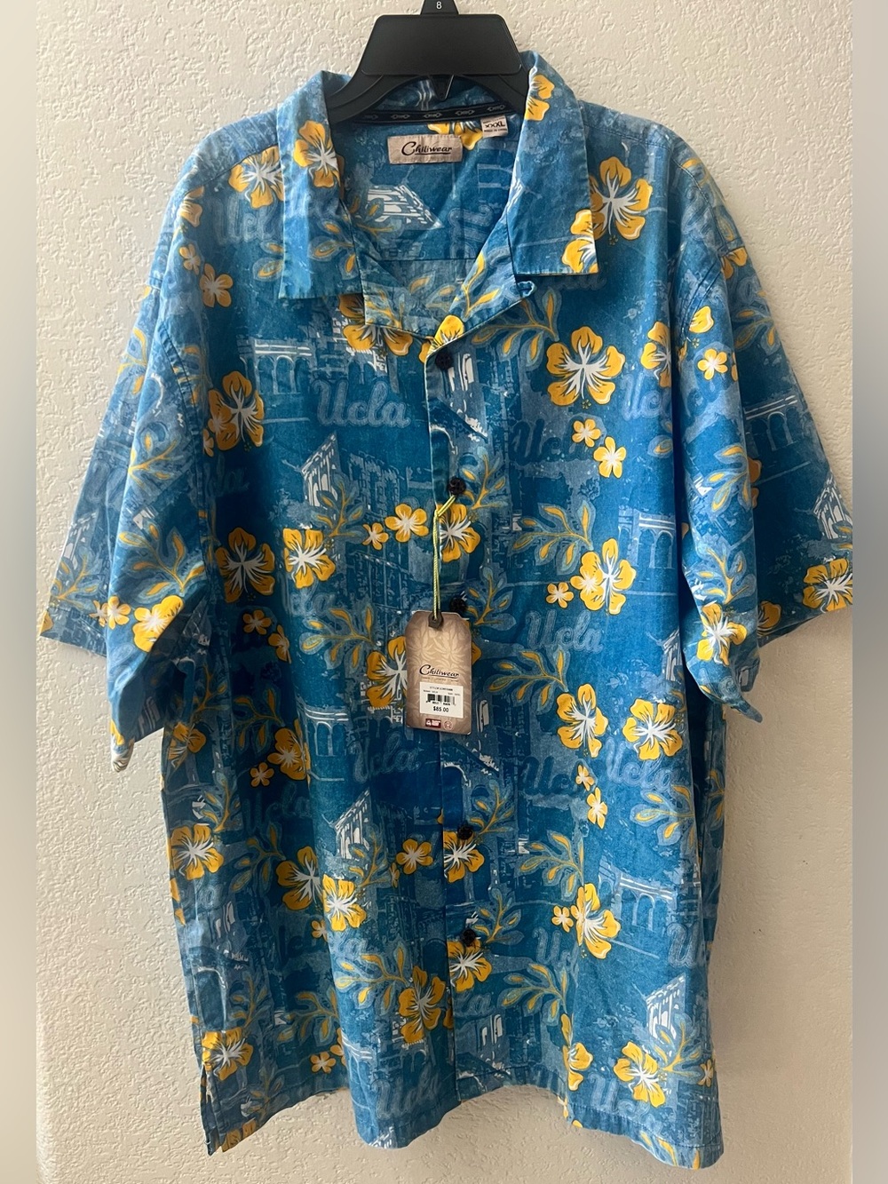 Chiliwear UCLA Bruins Hawaiian Floral Button-up Shirt 3XL